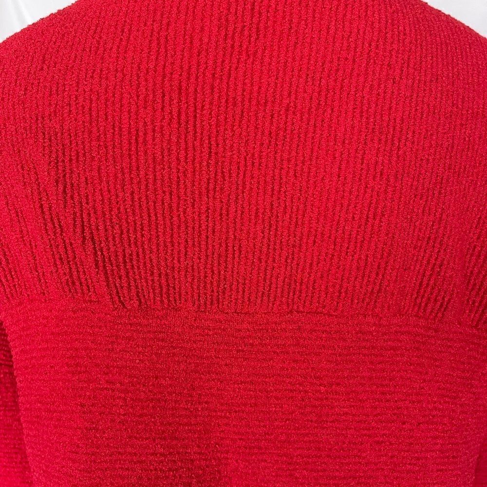 RDI Mock Poppy Red Turtleneck - Picture 4 of 6